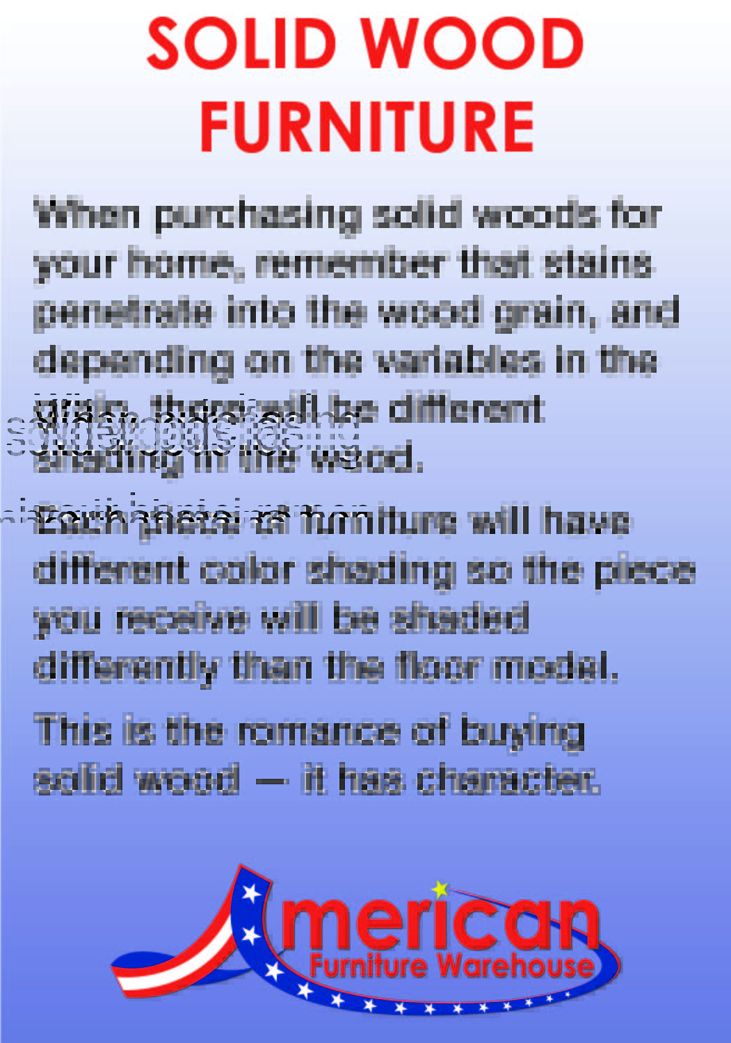 Solid Wood